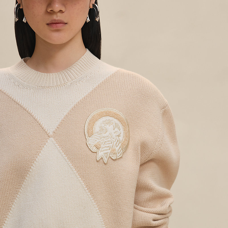 Cashmere long-sleeve sweater