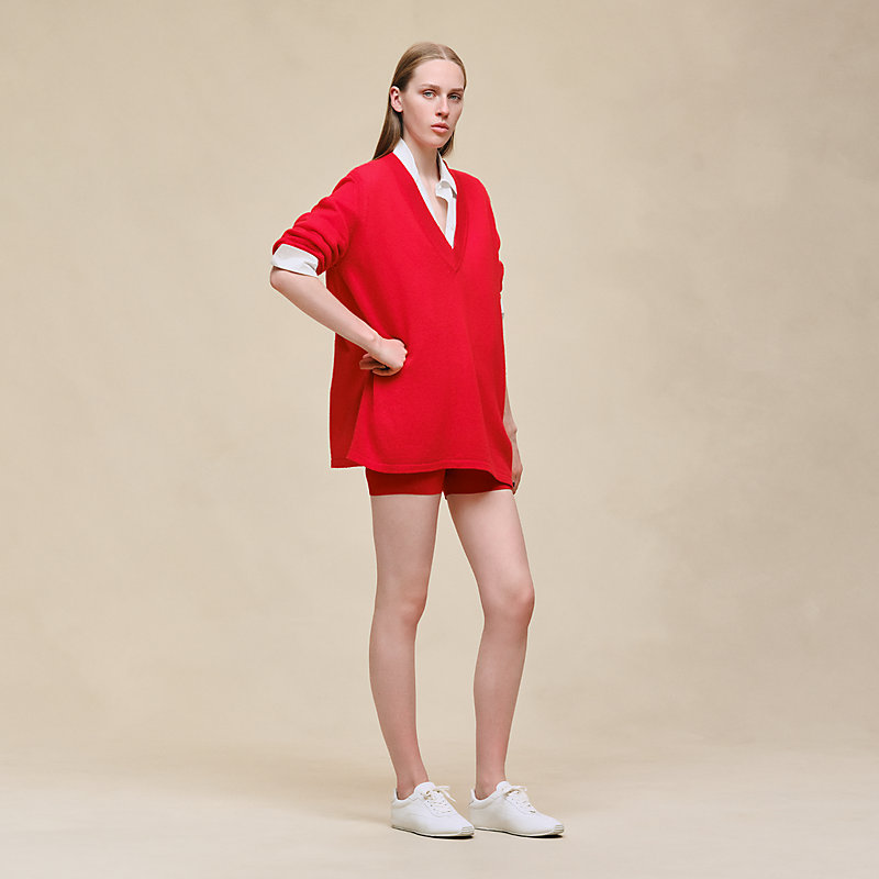 Cashmere long-sleeve sweater