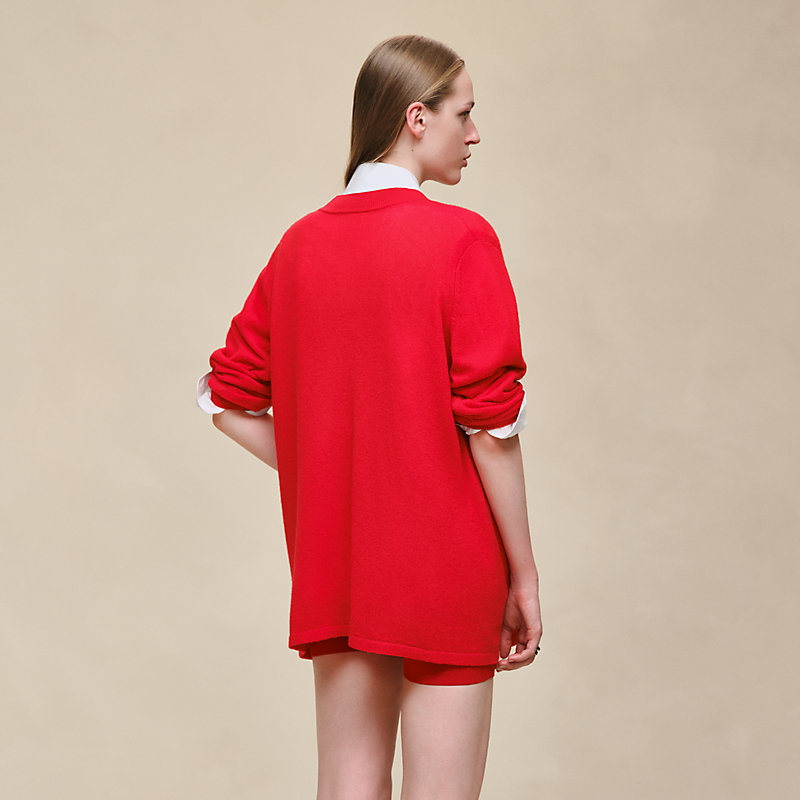 Cashmere long-sleeve sweater