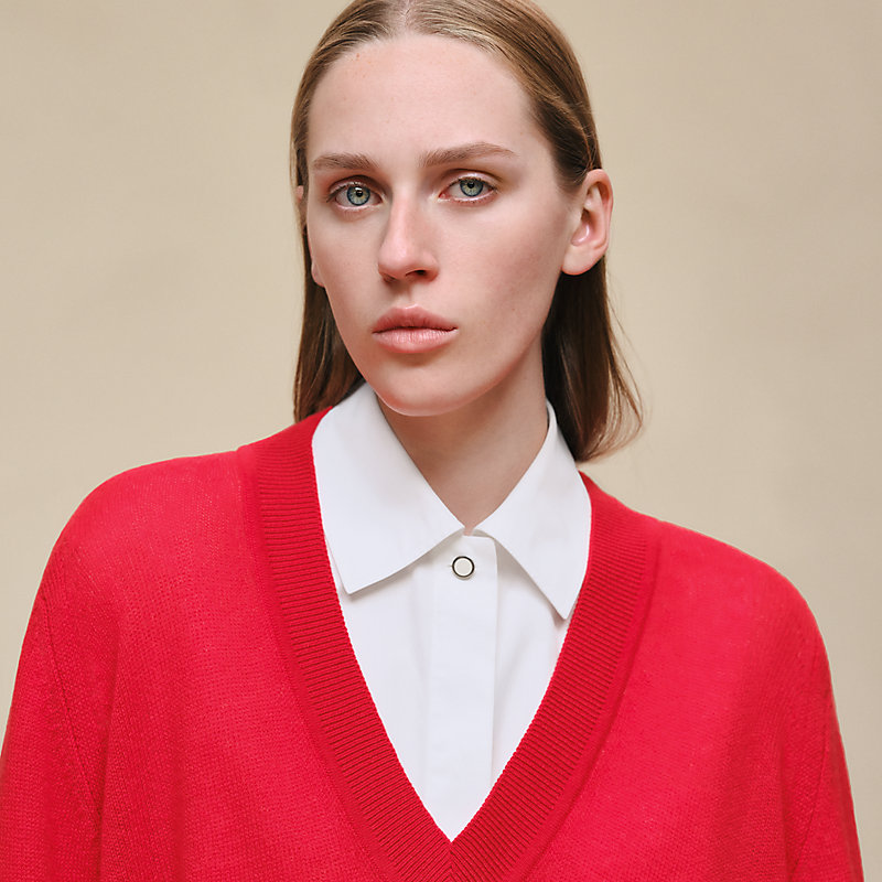 Cashmere long-sleeve sweater