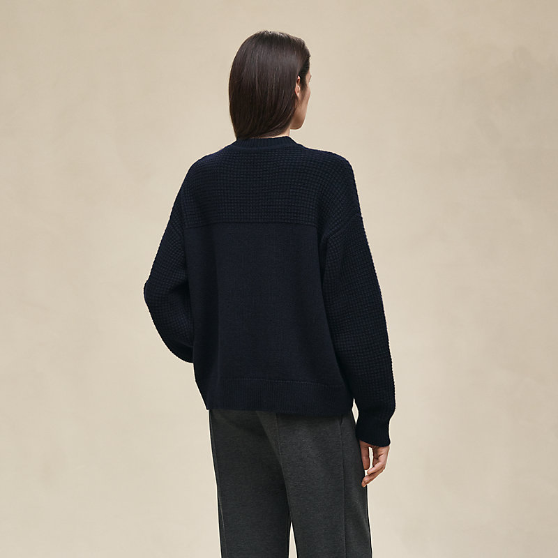Cashmere long-sleeve sweater