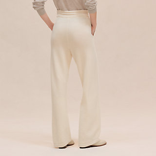 Cashmere pants - White | Hermès Mainland China