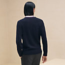 View: Worn, Cashmere "Rayures asymetriques" crewneck sweater