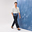 View: Worn, Cashmere "Rayures plongees" short-sleeve polo shirt