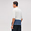 View: Worn, Cashmere "Rayures plongees" short-sleeve polo shirt