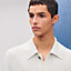 View: Worn, Cashmere "Rayures plongees" short-sleeve polo shirt