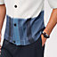 View: Worn, Cashmere "Rayures plongees" short-sleeve polo shirt