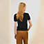 View: Worn, Cashmere short-sleeve sweater