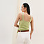 View: Worn, Cashmere sleeveless cardigan