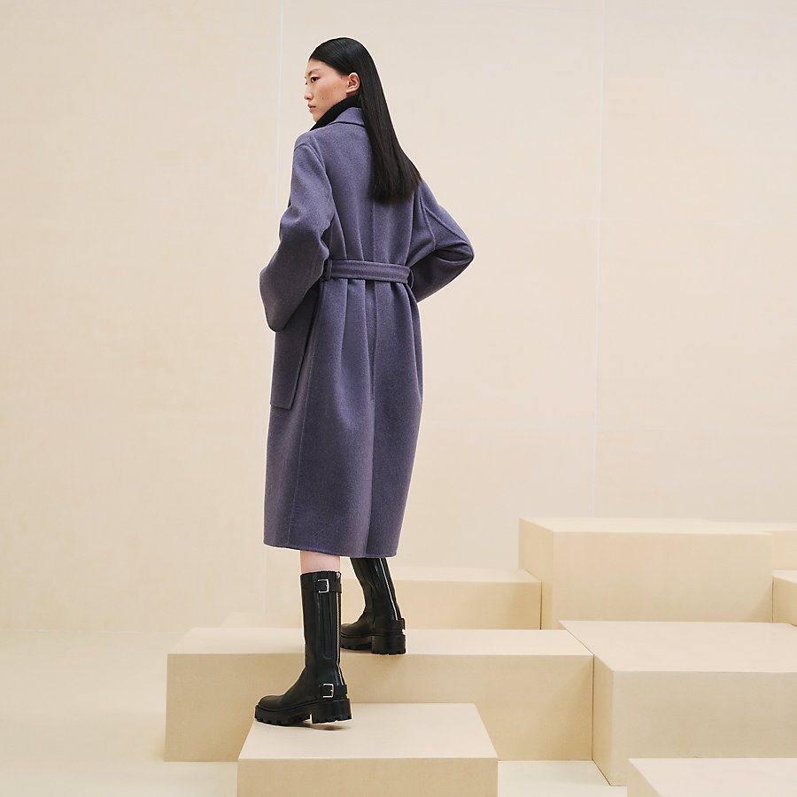 Cashmere wrap coat