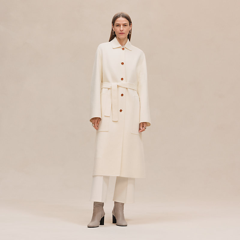 Cashmere wrap coat