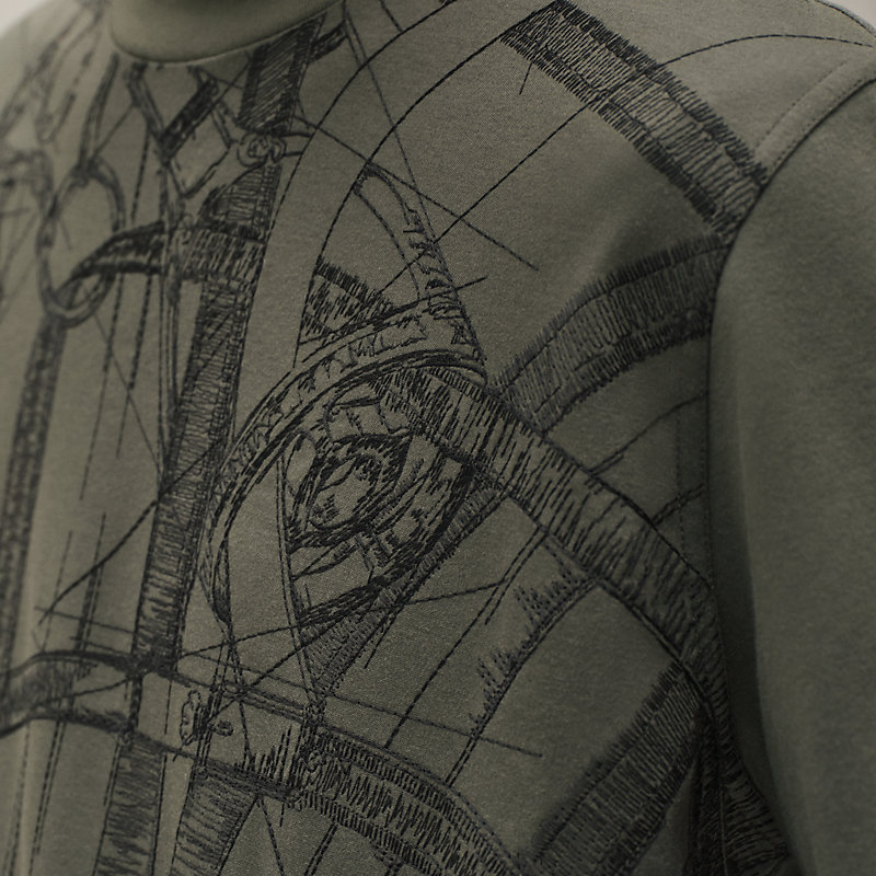 "Cavalcadour Griffonne" embroidered t-shirt