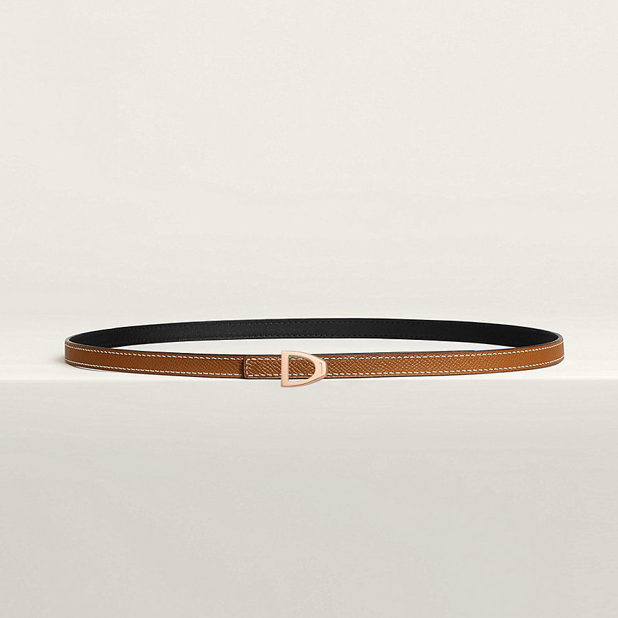 Cavaliere belt buckle & Reversible leather strap 13 mm