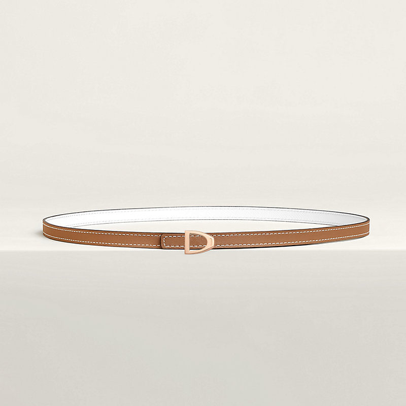 Cavaliere belt buckle & Reversible leather strap 13 mm