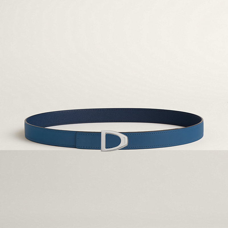 Cavaliere belt buckle & Reversible leather strap 24 mm