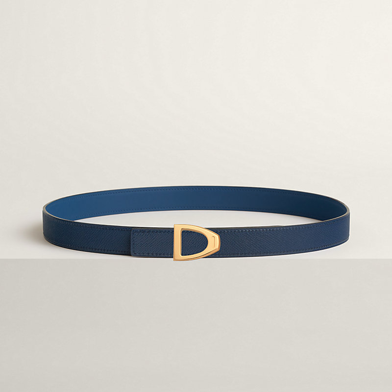 Cavaliere belt buckle & Reversible leather strap 24 mm