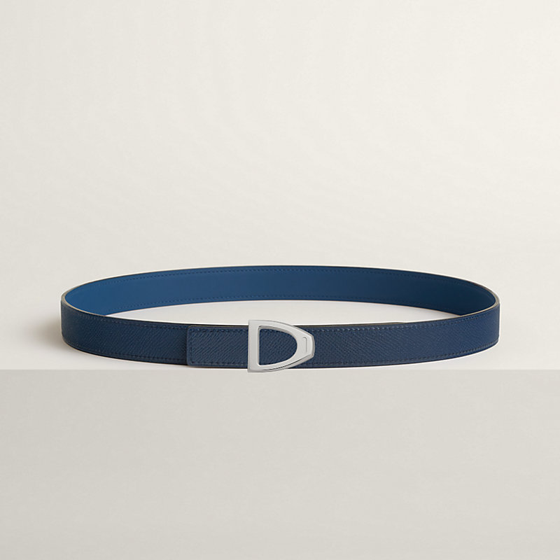 Cavaliere belt buckle & Reversible leather strap 24 mm
