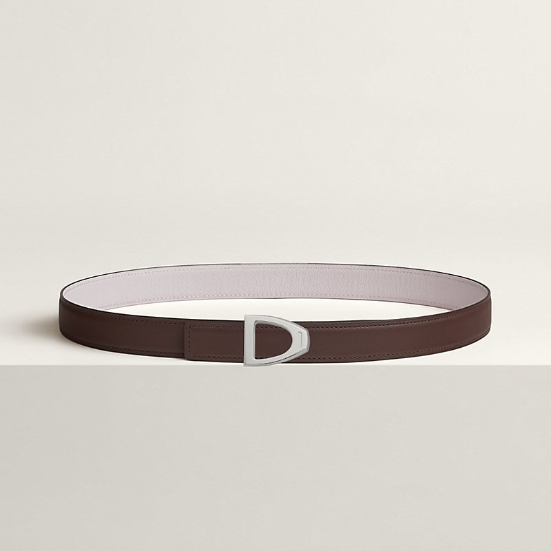 Cavaliere belt buckle & Reversible leather strap 24 mm