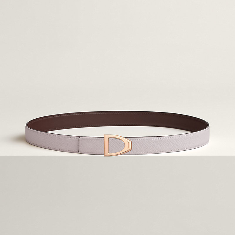 Cavaliere belt buckle & Reversible leather strap 24 mm