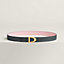 Cavaliere belt buckle & Reversible leather strap 24 mm, view 2 of 3