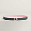 View: , Cavaliere belt buckle & Reversible leather strap 24 mm