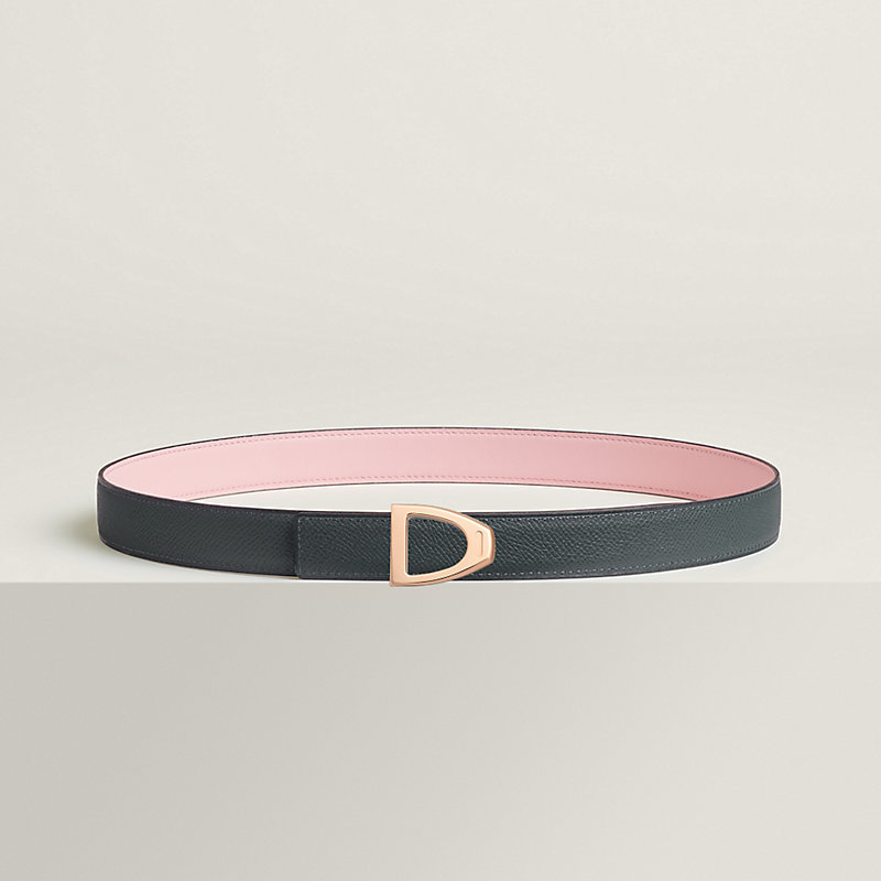 Cavaliere belt buckle & Reversible leather strap 24 mm