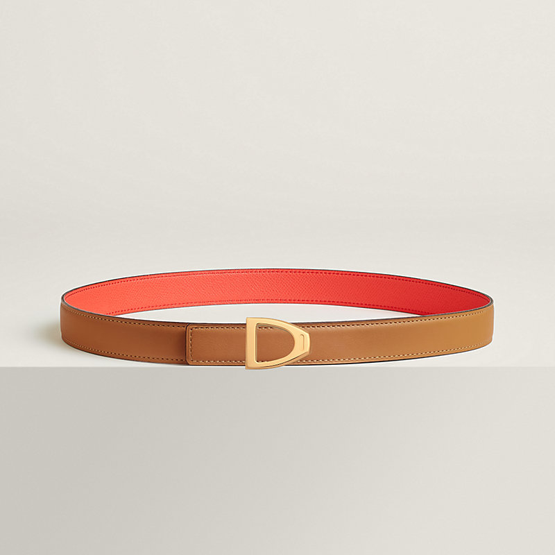Cavaliere belt buckle & Reversible leather strap 24 mm