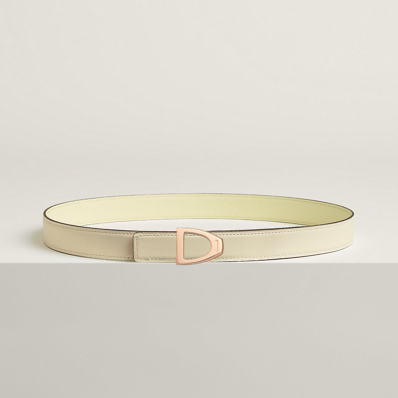 Cavaliere belt buckle & Reversible leather strap 24 mm