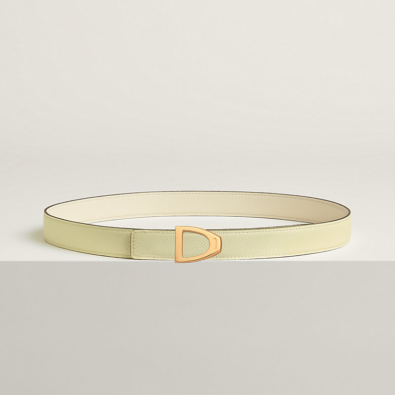 Cavaliere belt buckle & Reversible leather strap 24 mm