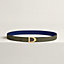 Cavaliere belt buckle & Reversible leather strap 24 mm, view 1 of 3