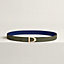 Cavaliere belt buckle & Reversible leather strap 24 mm, view 1 of 3