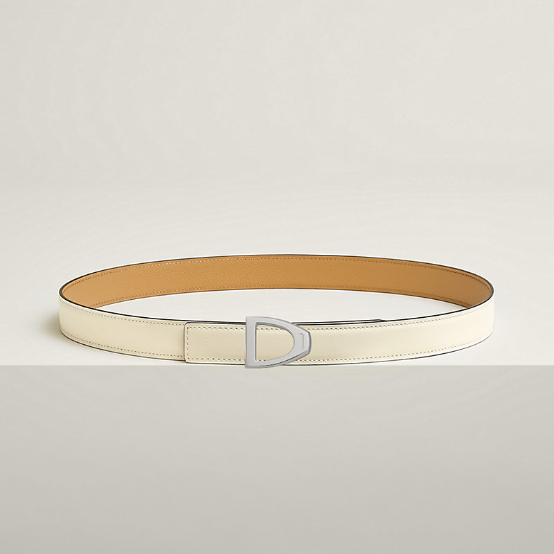 Cavaliere belt buckle & Reversible leather strap 24 mm