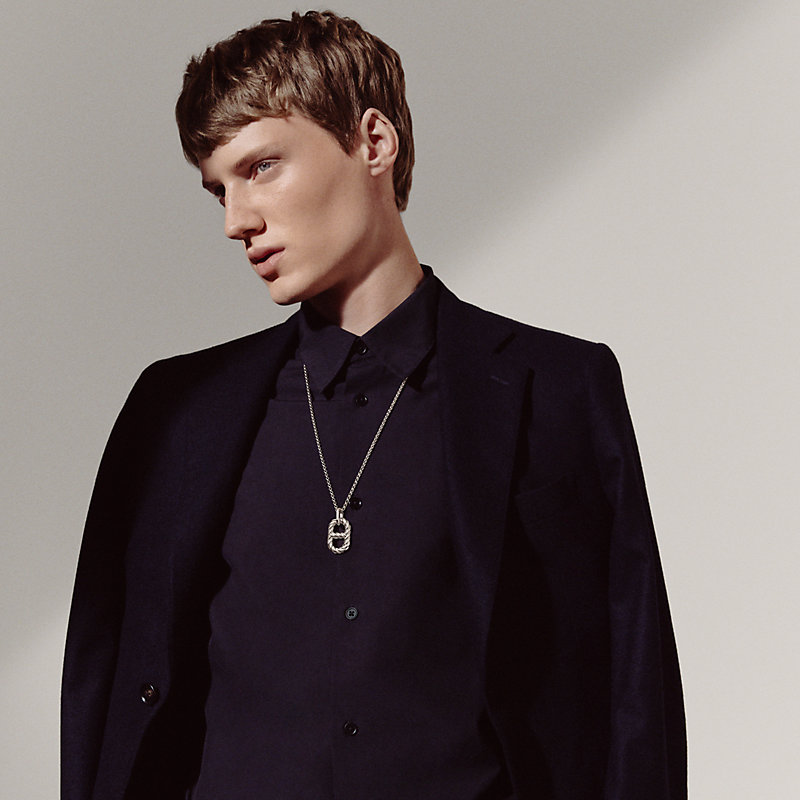 Chaine d'ancre Alea II扭纹项链，大号