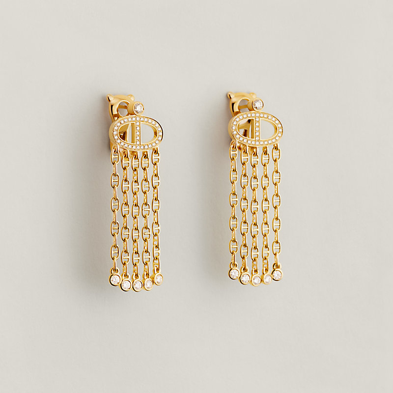 Chaine d'ancre Calypso dangle earrings