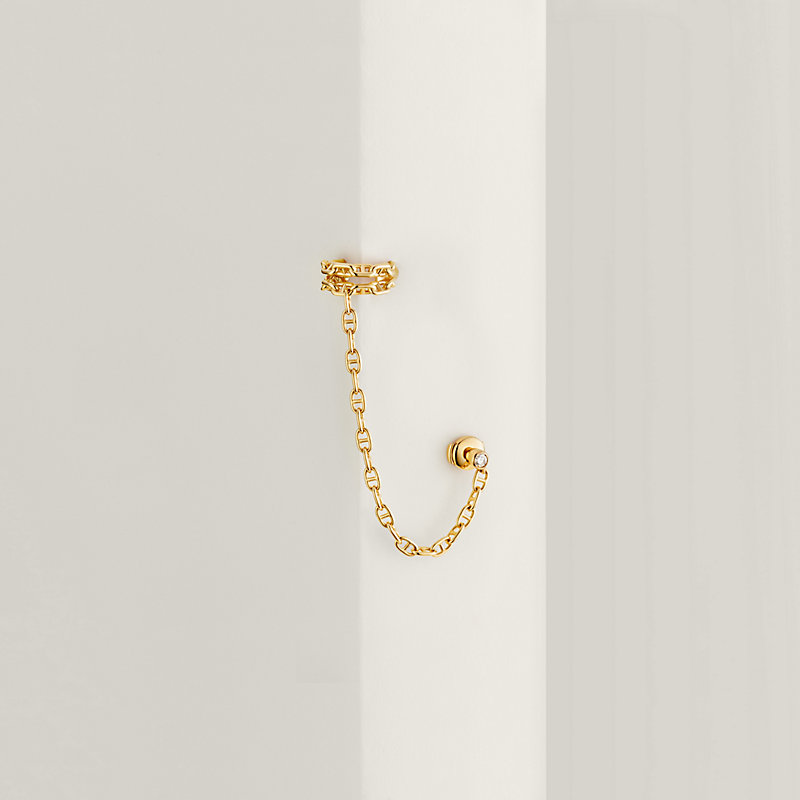 Chaine d'Ancre Calypso左耳爬耳式耳环