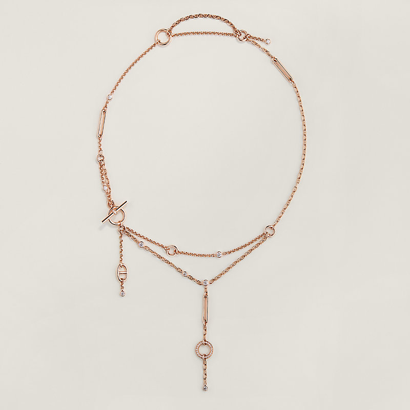 Chaine d'ancre Chaos lariat necklace