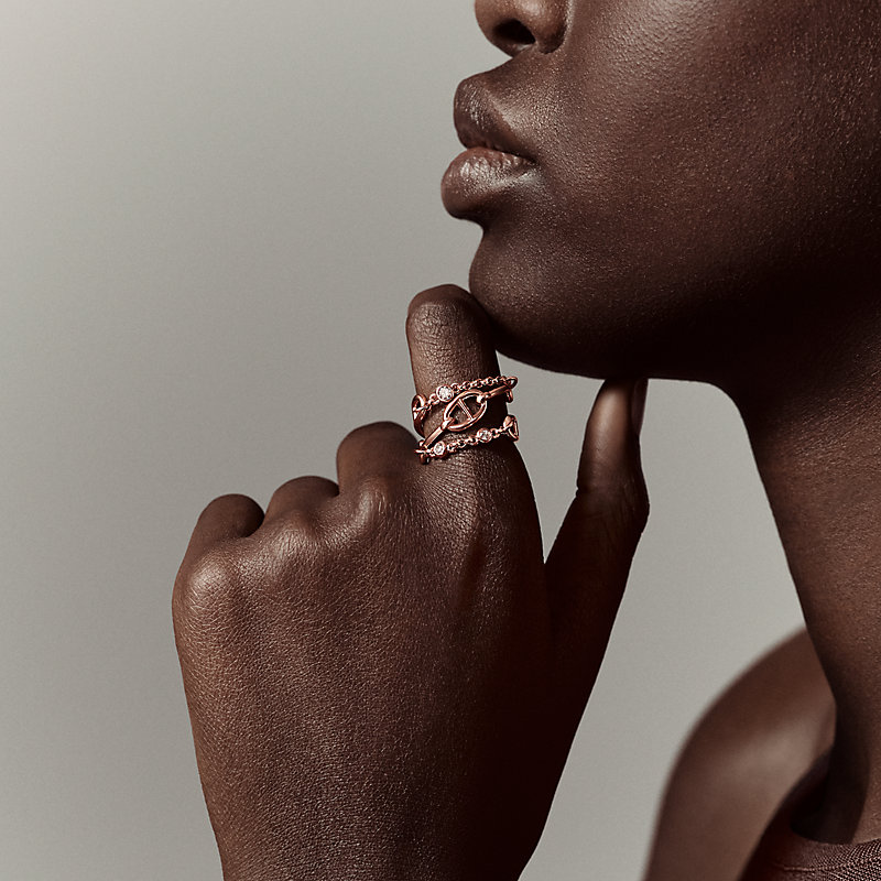 Chaine d'ancre Chaos ring, medium model