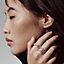 View: Worn, Chaine d'ancre Enchainee double ring