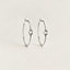 View: front, Chaine d'Ancre Enchainee earrings, large model