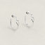 View: front, Chaine d'Ancre Enchainee earrings, small model