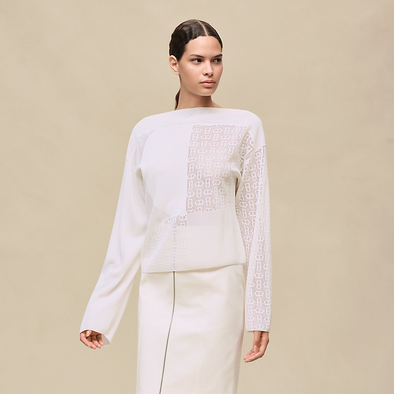 "Chaine d'Ancre" long-sleeve sweater