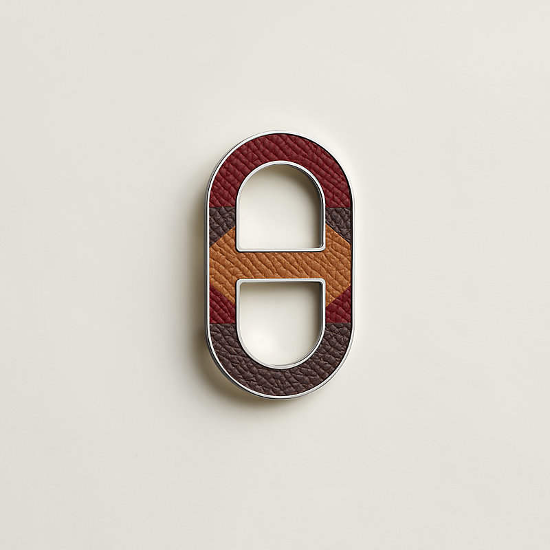 Chaine d'Ancre Marqueterie brooch