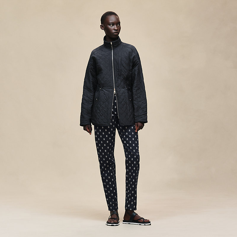 "Chaine d'Ancre" reversible short coat