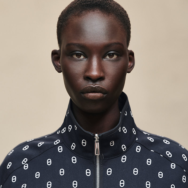 "Chaine d'Ancre" reversible short coat