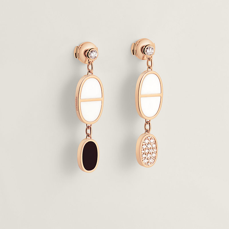 Chaine d'ancre Verso dangle earrings