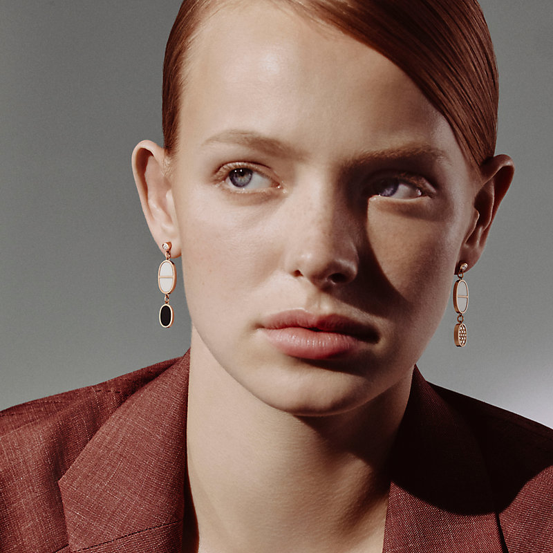 Chaine d'ancre Verso dangle earrings