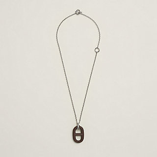 正規店買付★HERMES Brooch Chaine d'Ancre Vulcanium Chaine d'Ancre Vulcanium necklace | Hermès Mainland China