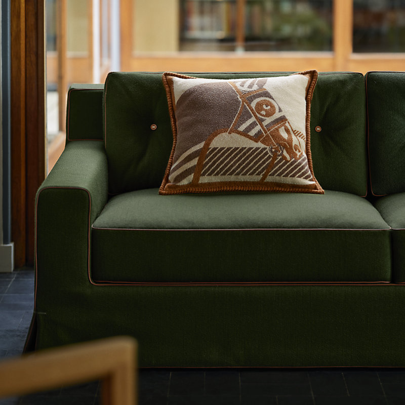 Cheval a la Couverture pillow