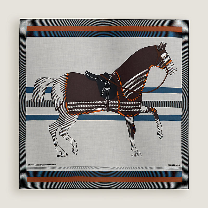 Cheval a la Couverture Spirale scarf 100