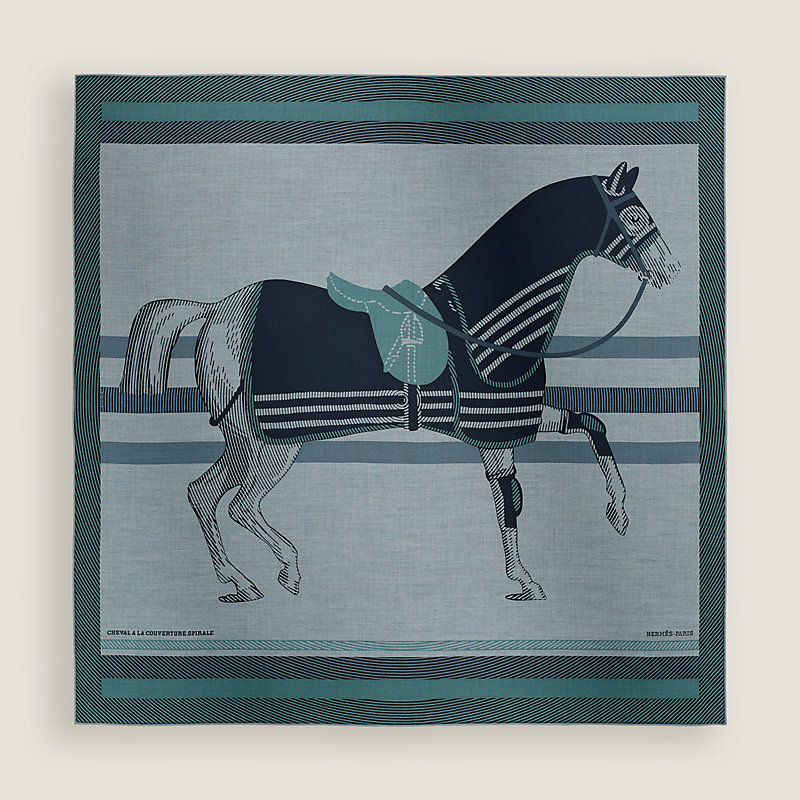 Cheval a la Couverture Spirale scarf 100